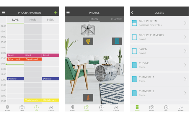 Tydom : personalización