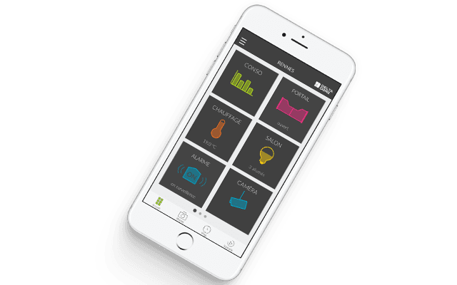 Home page Tydom aplicación