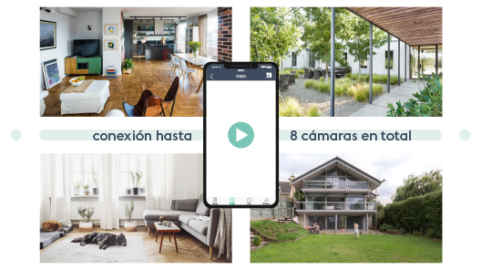 conexion hasta 8 camaras en total