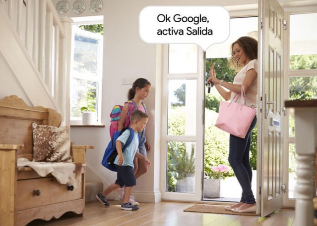 Inicia tus escenarios mediante el mando por voz con Google Home